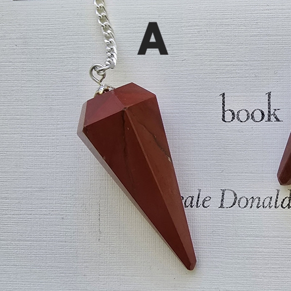 Beautiful Red Jasper Pendulum - Picture 2 of 2